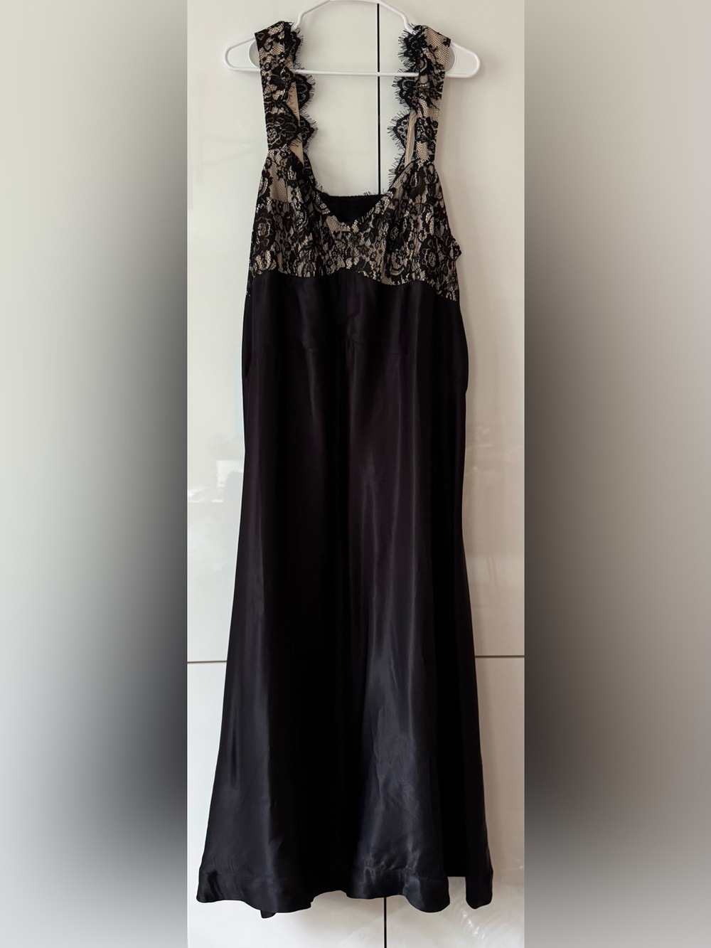 NWT Size 2X - Maeve Jocelyn Lace Black Slip Midi Dress Wedding Guest (US$ 178) - Picture 9 of 16